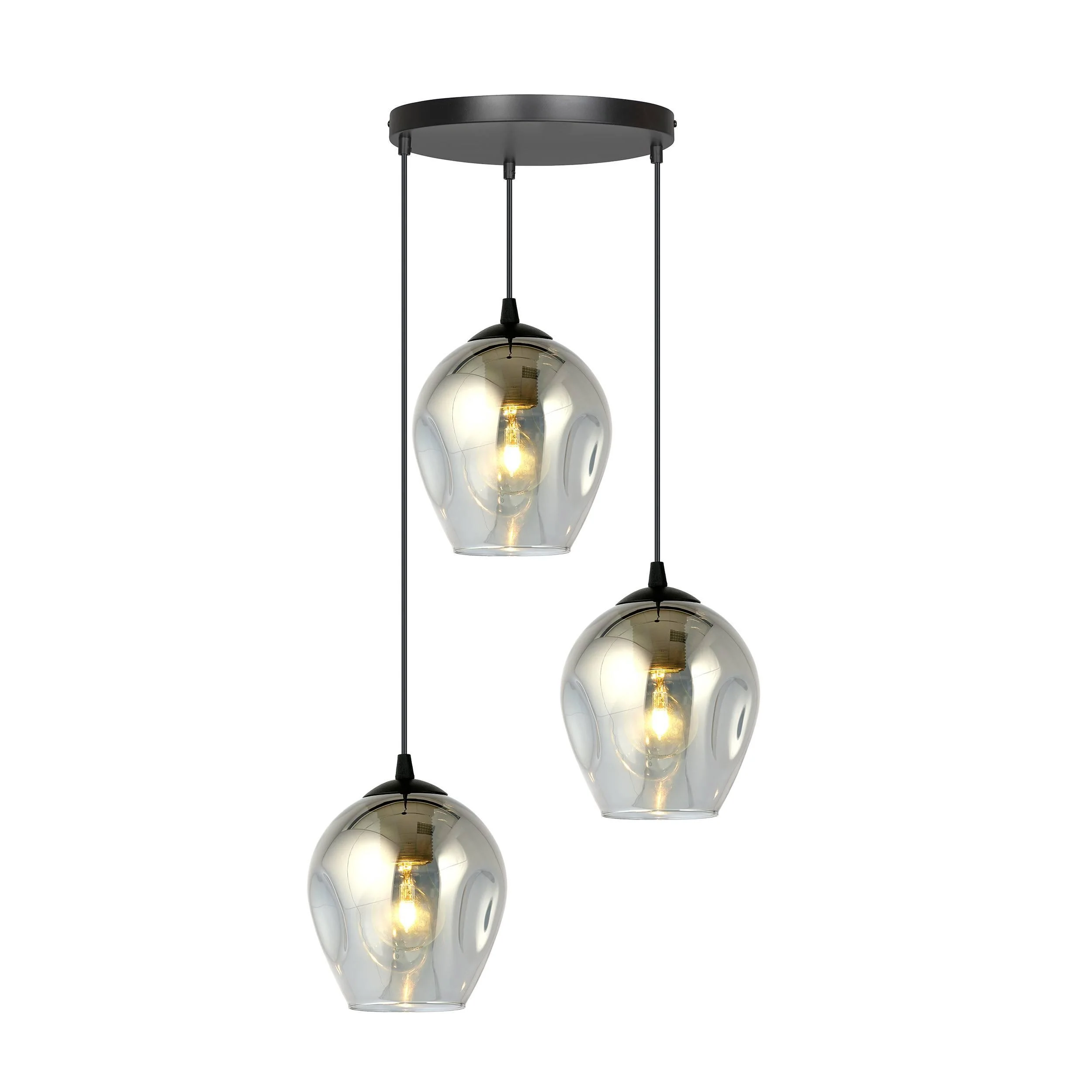 3-lichts hanglamp Noah