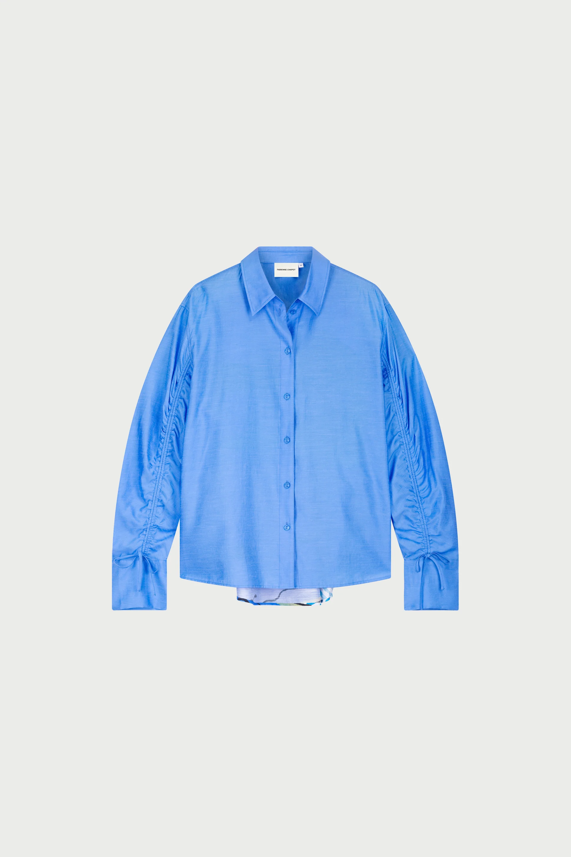 Navina Blouse | Blue/Green