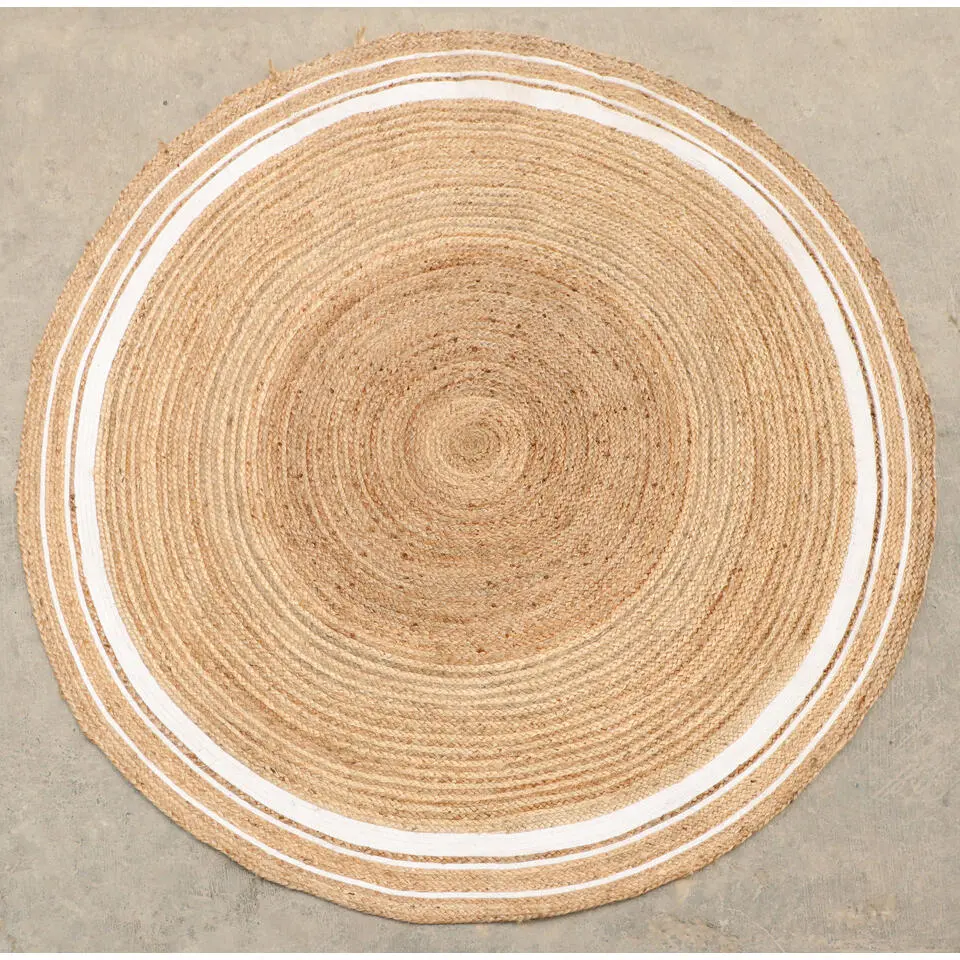 Dutch Lifestyle - Jute - Vloerkleed - 200x200 - Beige