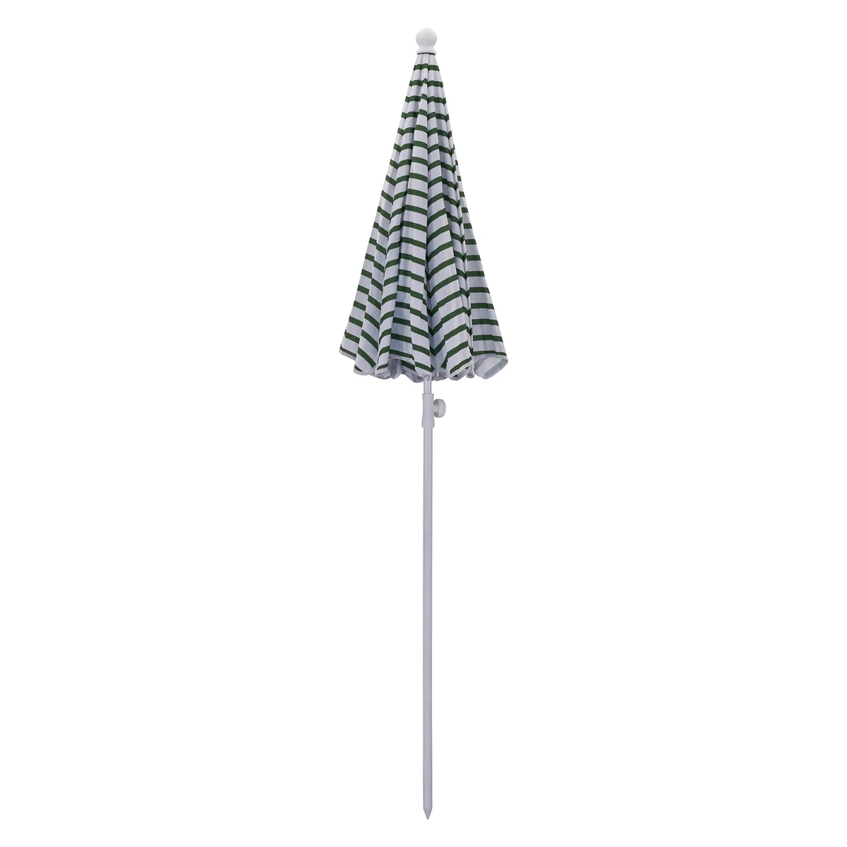House Doctor - Oktogon Sonnenschirm Ø 180 cm, schwarz / weiß