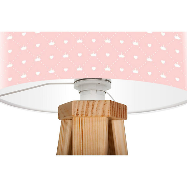 Lampe de chevet kids foto-366 30 x 30 x 45 cm Bois clair