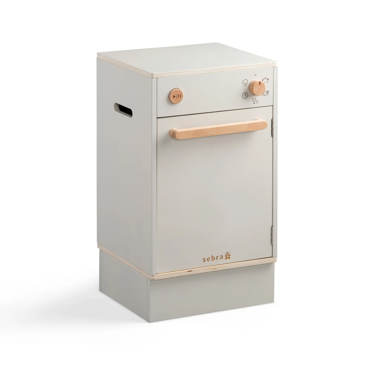Sebra - KIDchen Kinderküche aus Holz, Geschirrspüler, beige