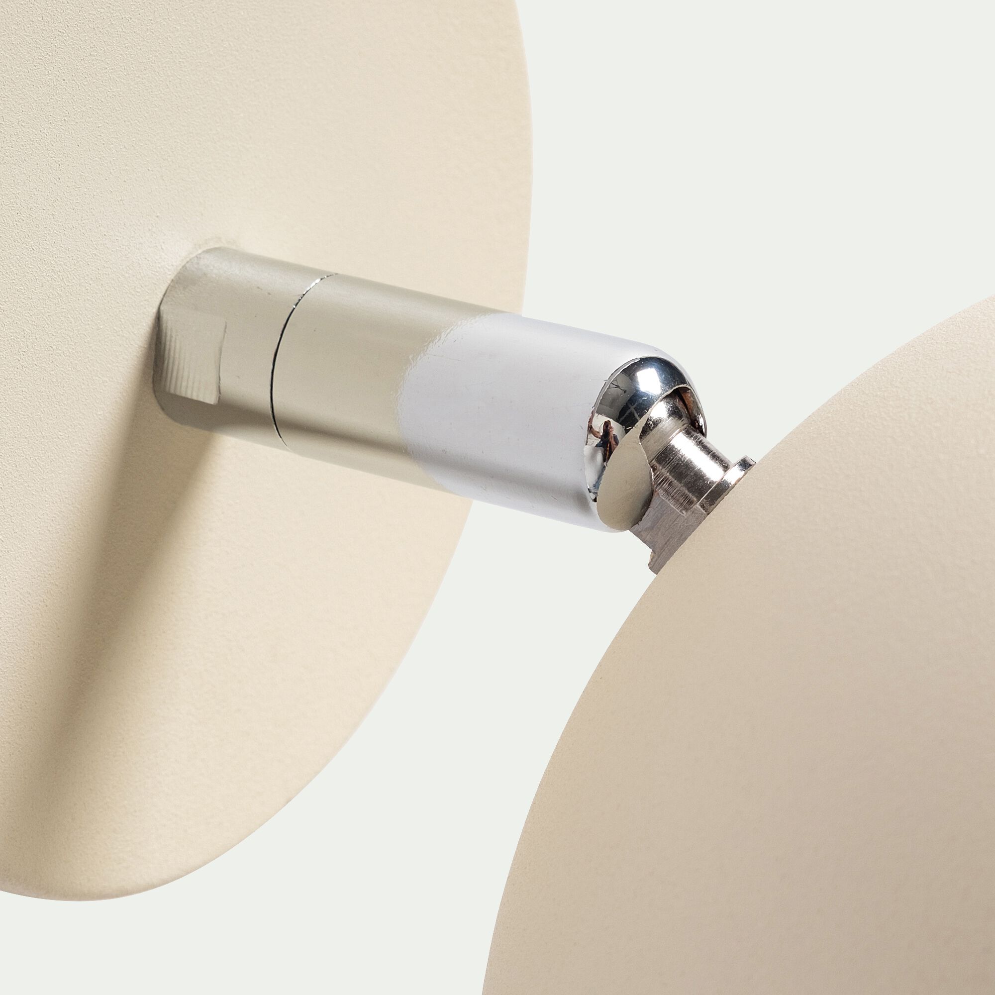 LIANDY - Applique murale électrifiée acier - beige