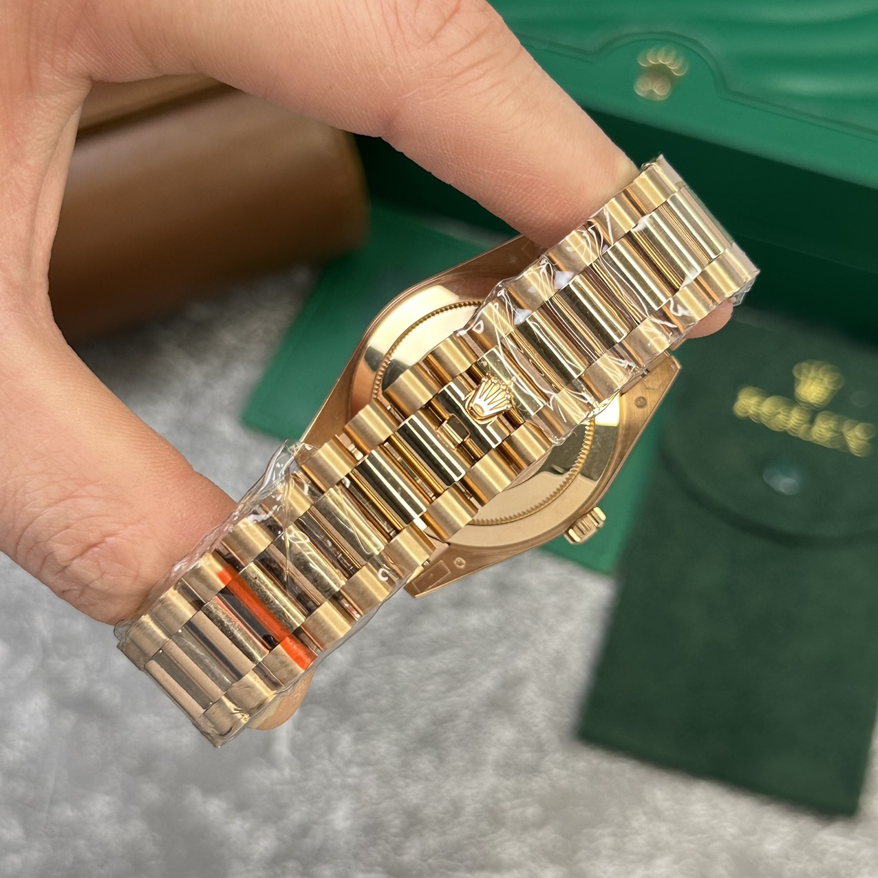 Rolex Day-Date 228235 RG Plated White Dial 40mm Super Clone