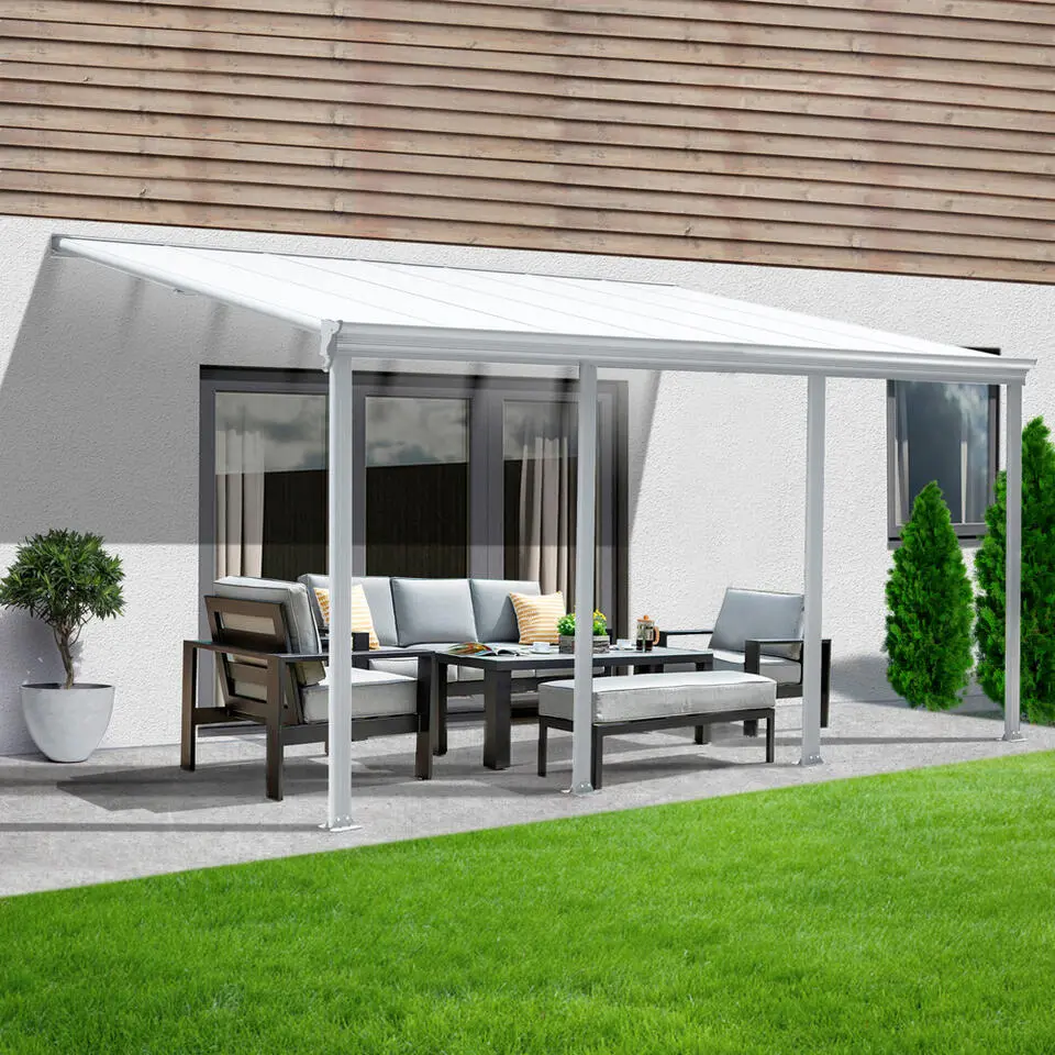 HOME DELUXE Patiodak SOLIS Wit 618 / 625 x 303 / 300 x 278 / 226 cm