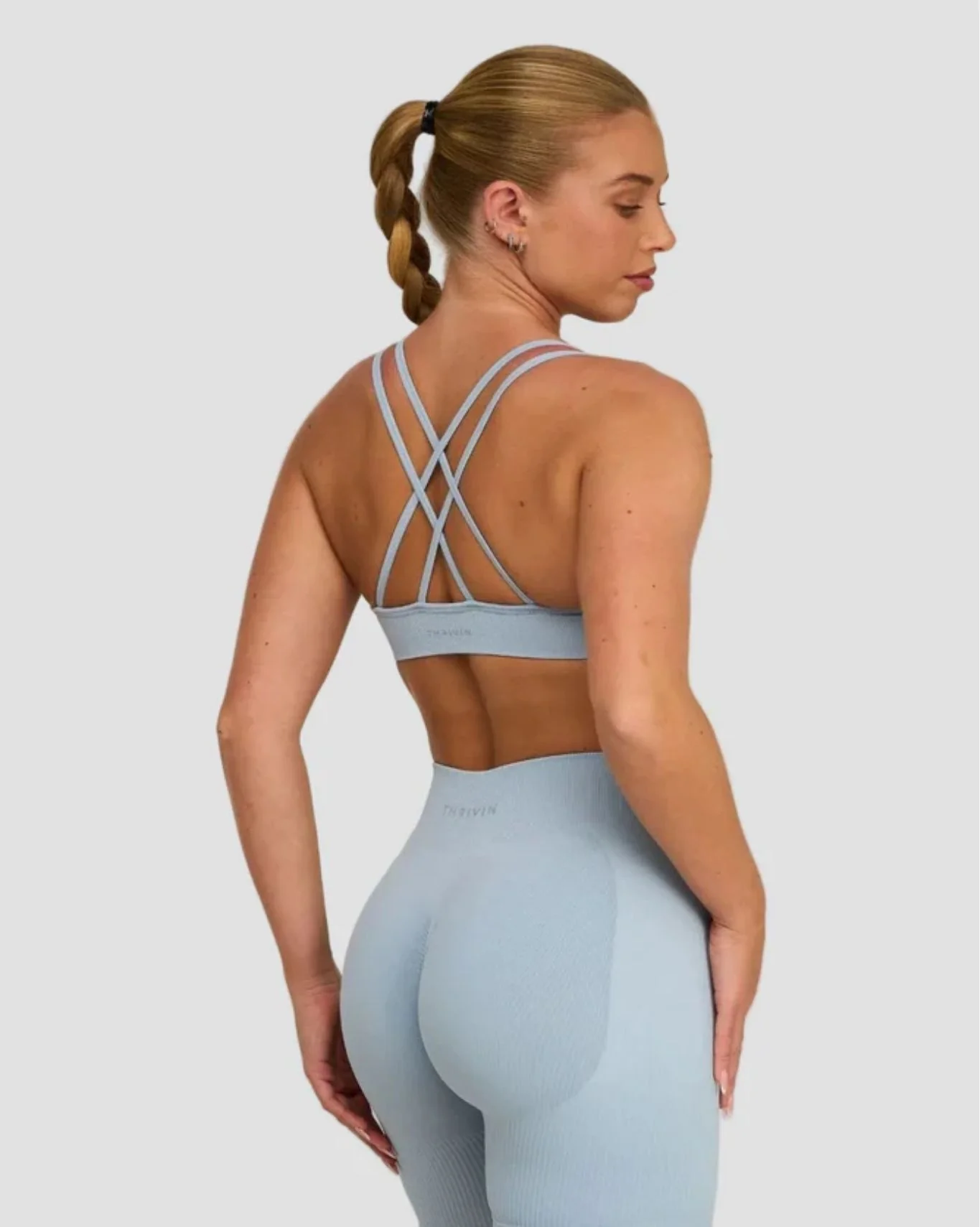 Elevate™ Sculpting Seamless High Apex Bra | Blue Haze