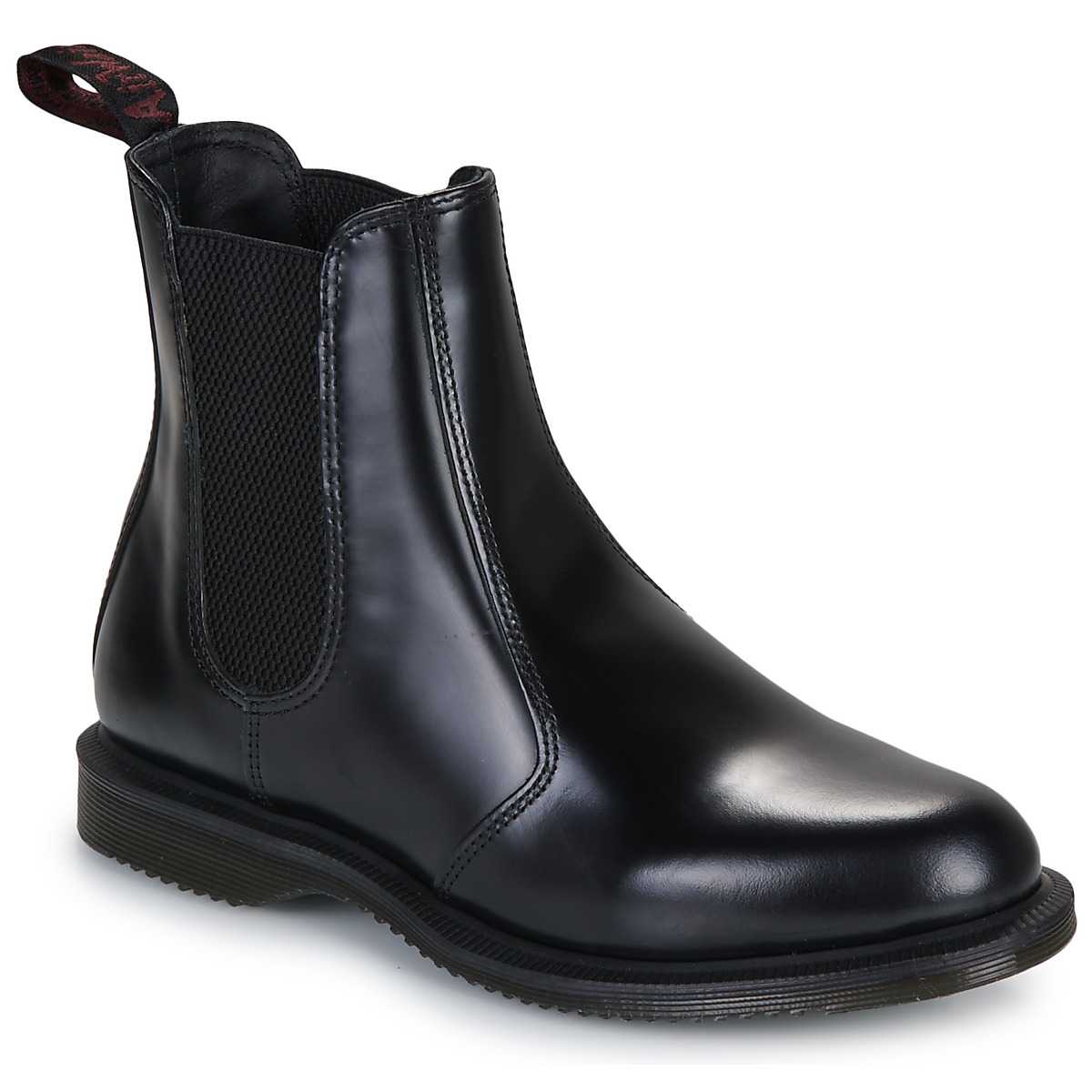 Dr. Martens - Flora Boot Blk Smooth - Black