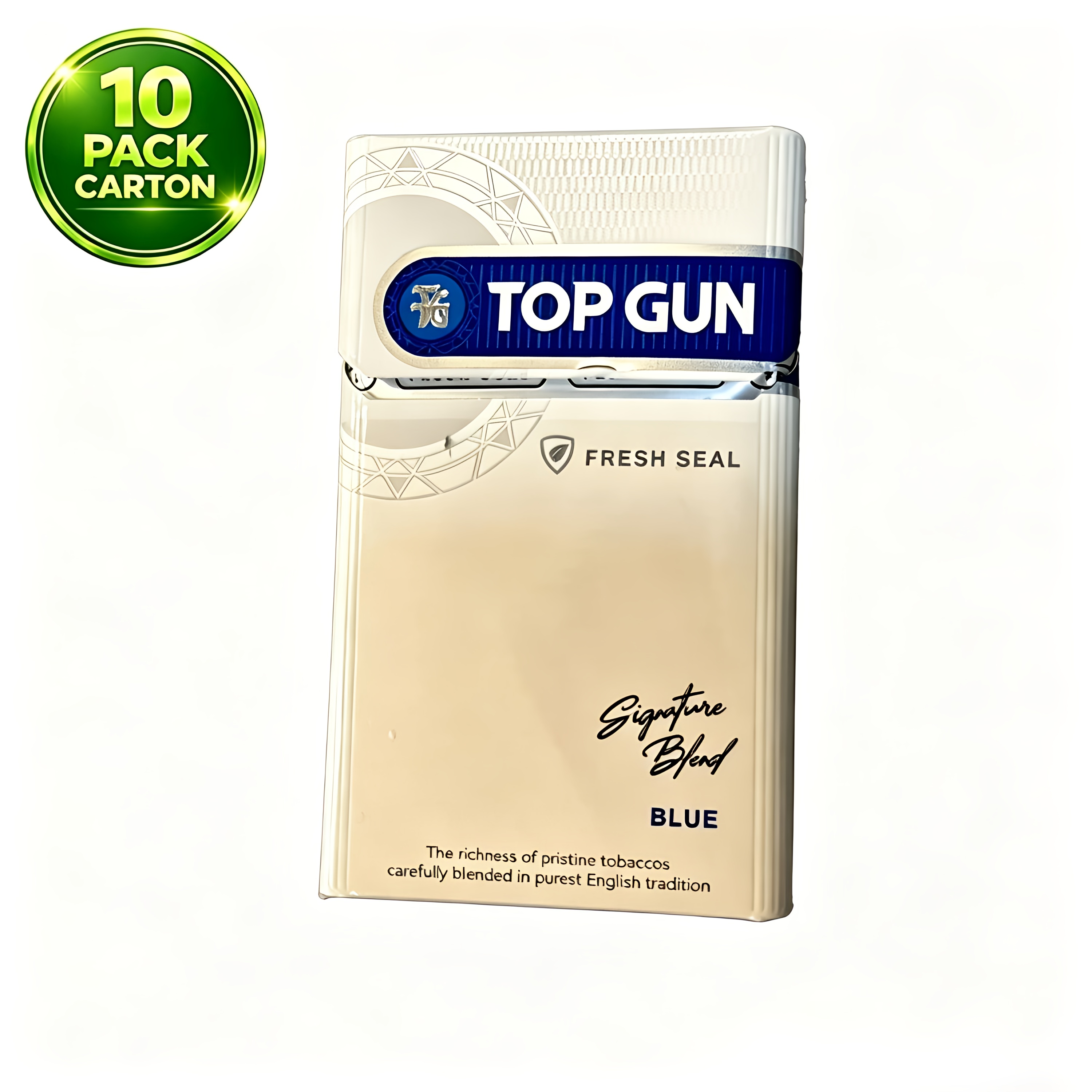 Top Gun Fresh Seal Blue Signature Blend x 10 Packs /1 Carton