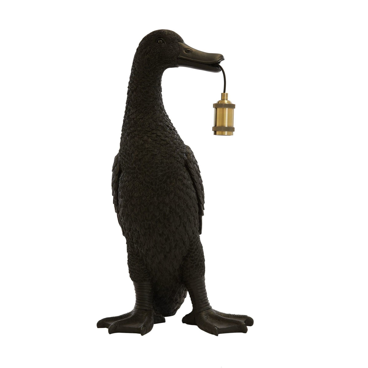 Light & Living tafellamp Duck - zwart - 32x31x65cm