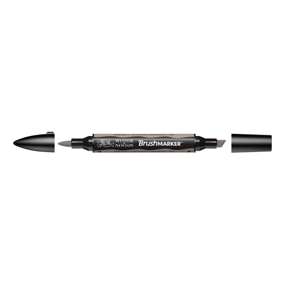 TUSJ PROMARKER WINSOR & NEWTON NR WG3 VARM GRÅ 3