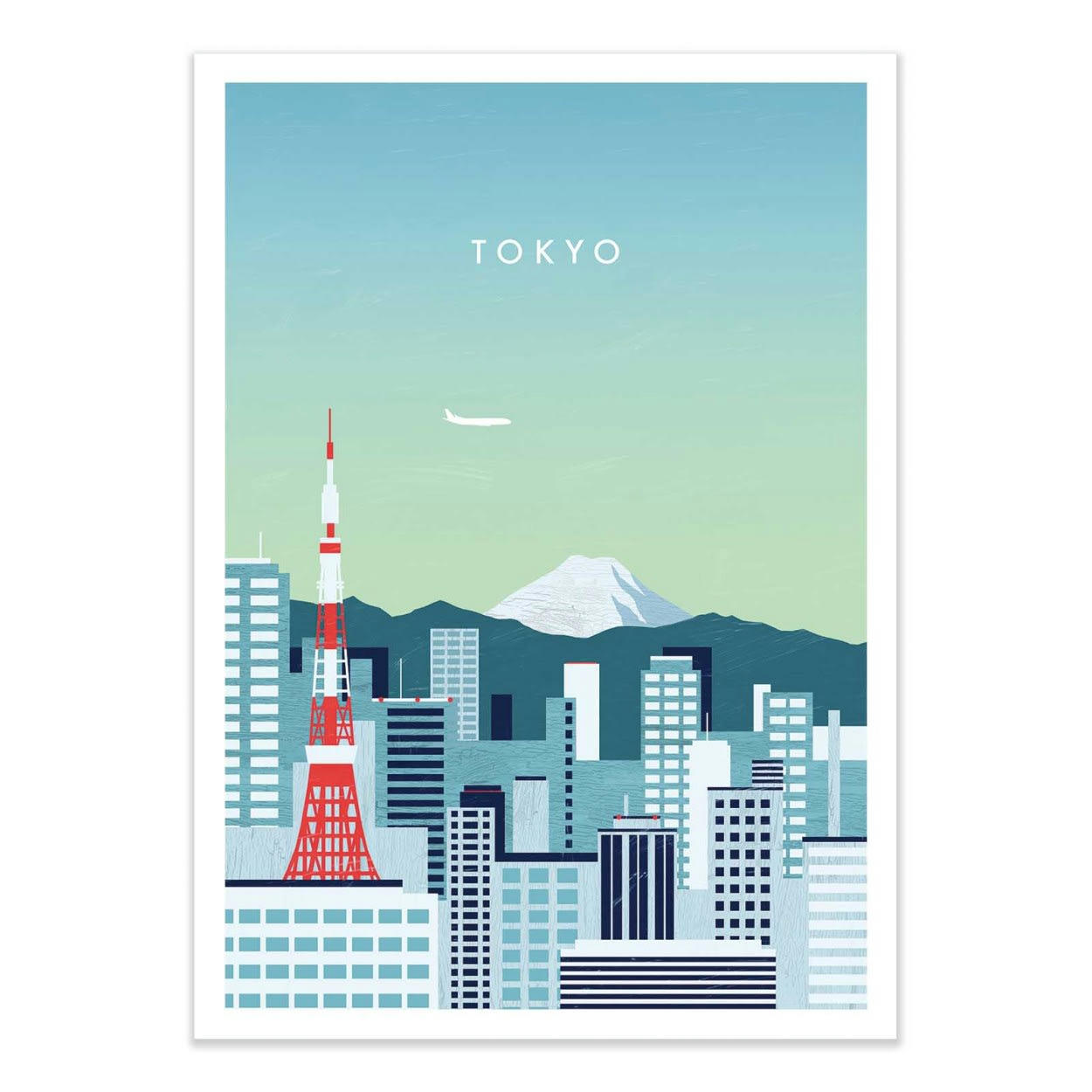 KATINKA REINKE - TOKYO - Affiche d'art 50 x 70 cm