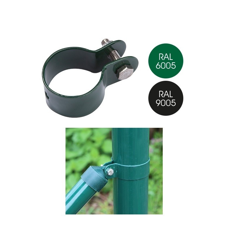 Collier de fixation pour jambe de force noir Ø 60 mm GIARDINO