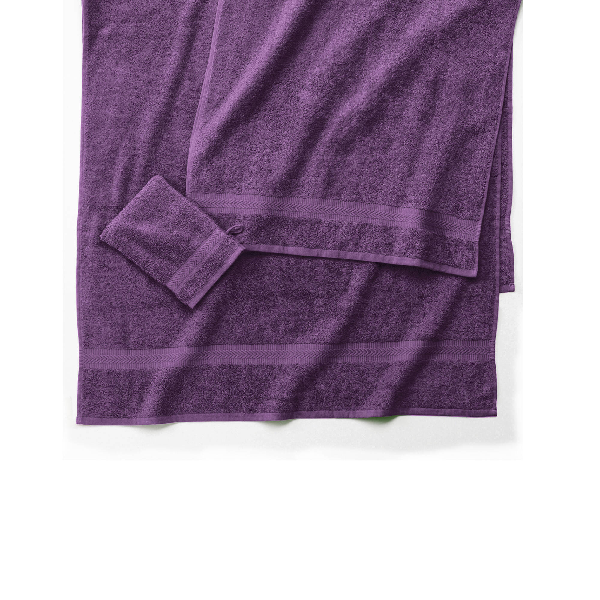 Collection serviettes de bain unies 420 g/m2 confort moelleux