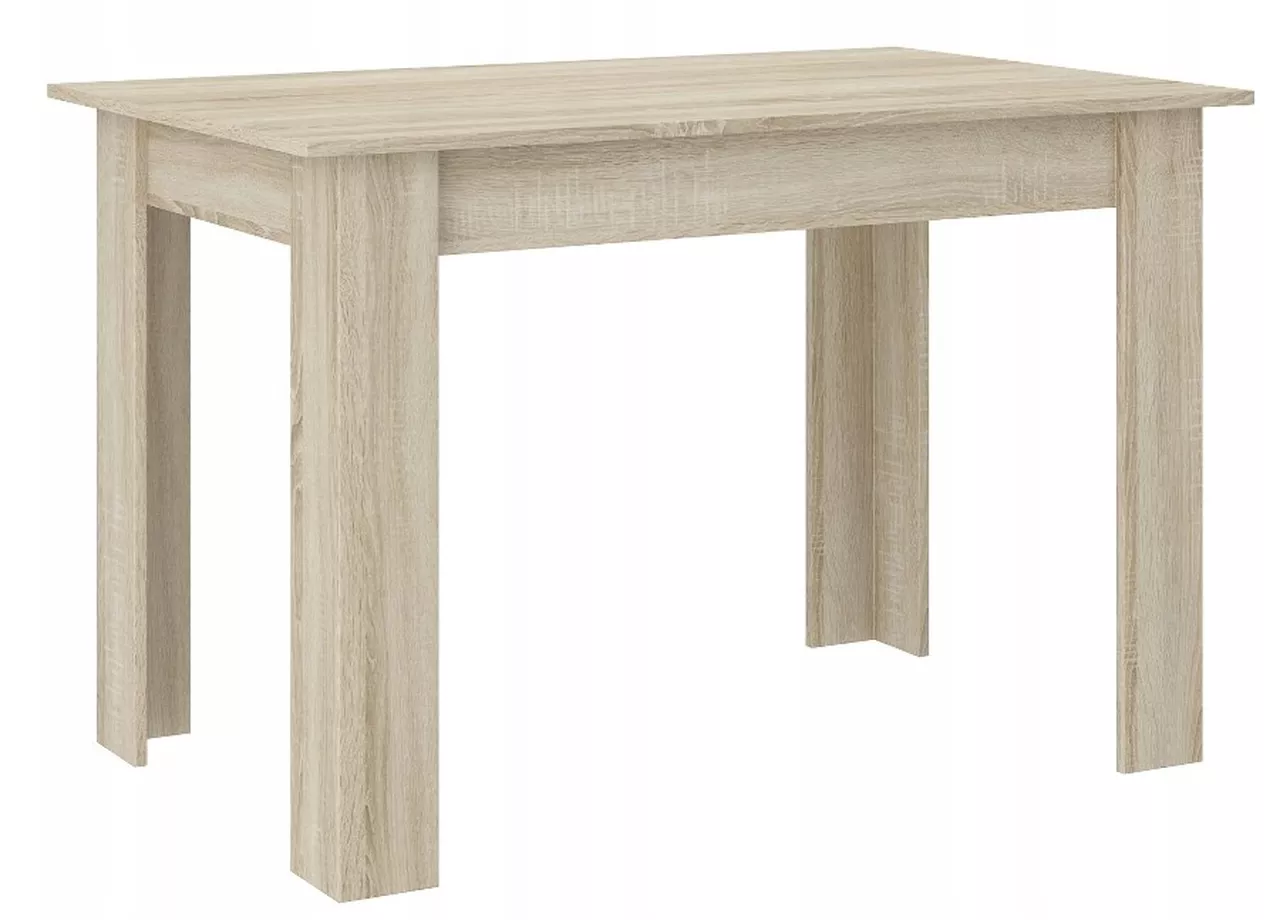 Stół prostokątny 120x80 cm kuchenny do jadalni FRAMIRE A-3 sonoma