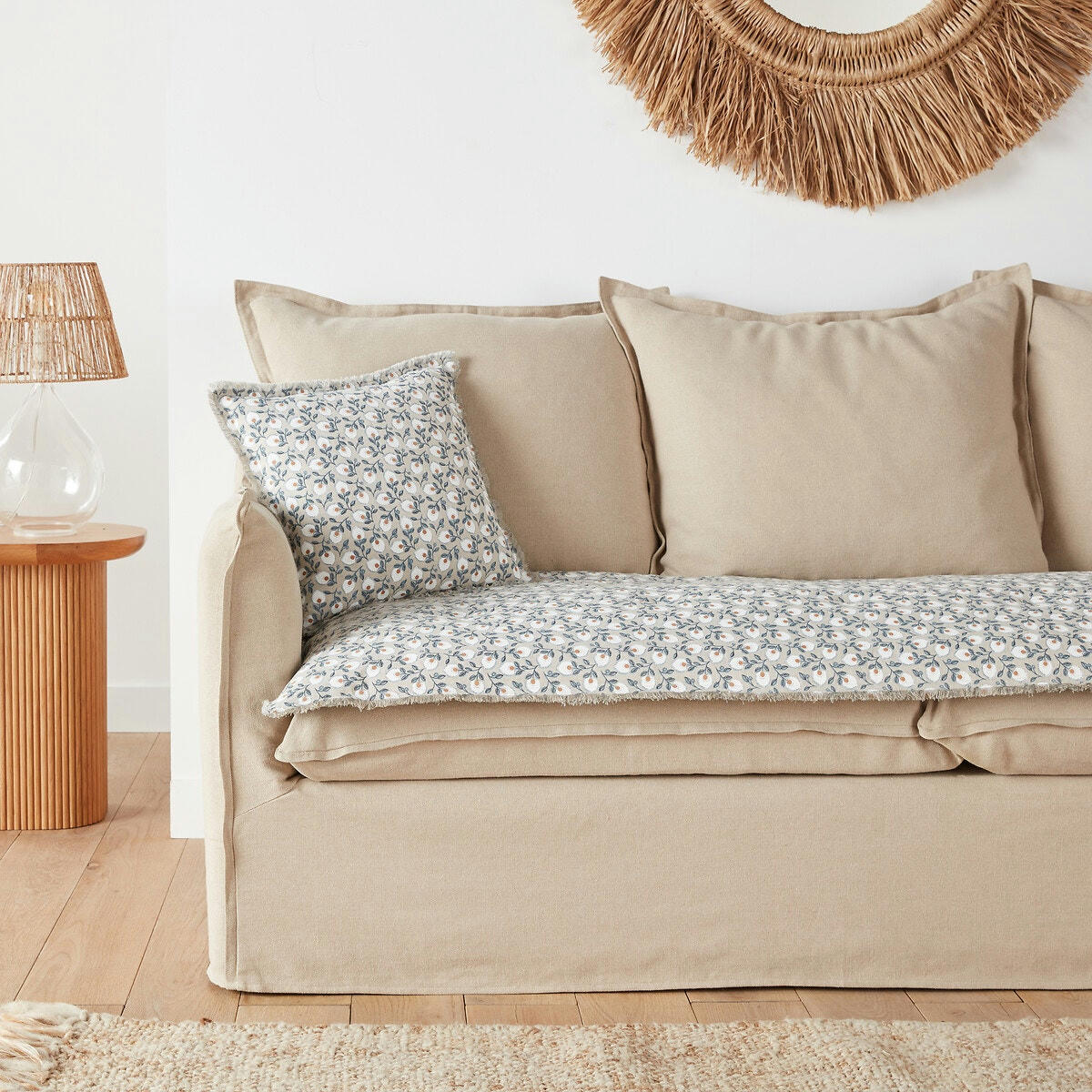 Matelas d'assise lin/coton, Octavine