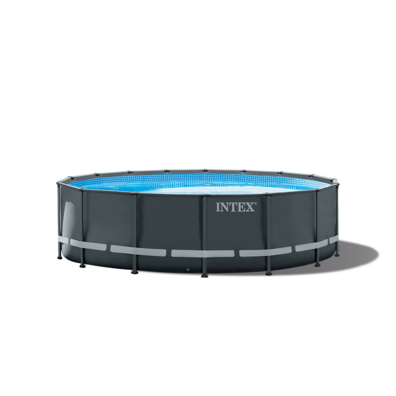 Piscine Ultra Frame avec filtre à sable Ø 4,88 x 1,22 m INTEX