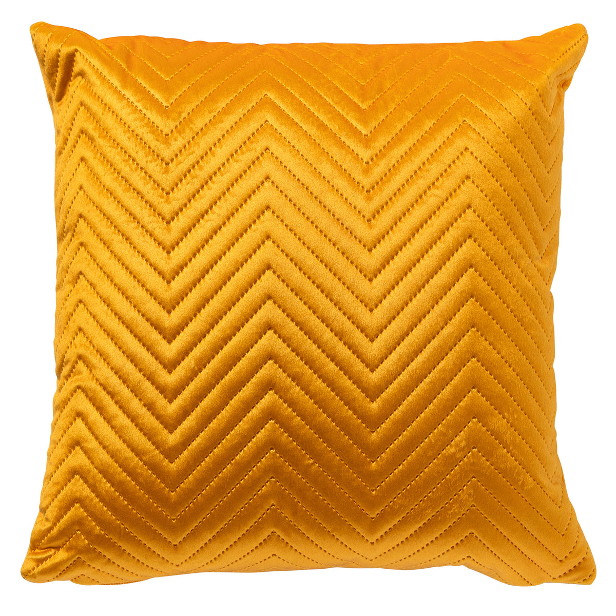 DUKE - Kussenhoes 40x40 cm - subtiel geometrisch patroon - Golden Glow - geel