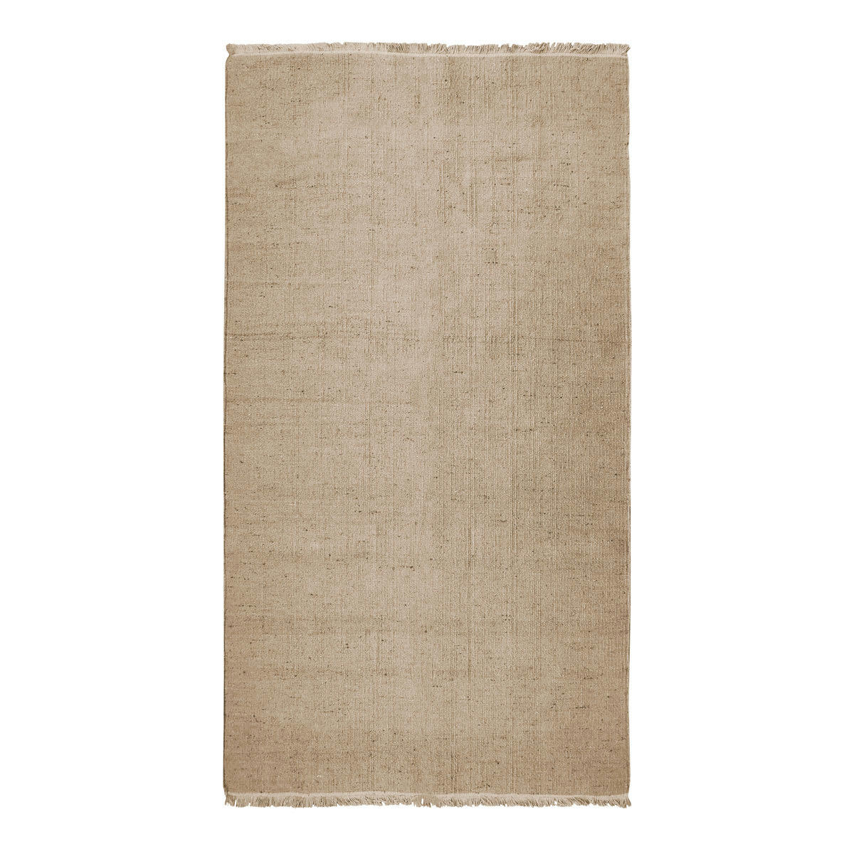 ESSENCE - Tapis en jute et coton avec franges natural 80x150
