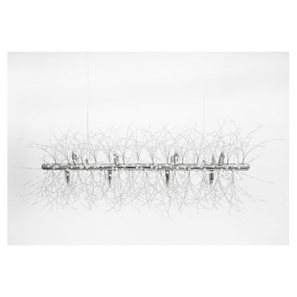 Żyrandol Silver Deluxe - silver - Ø90 cm