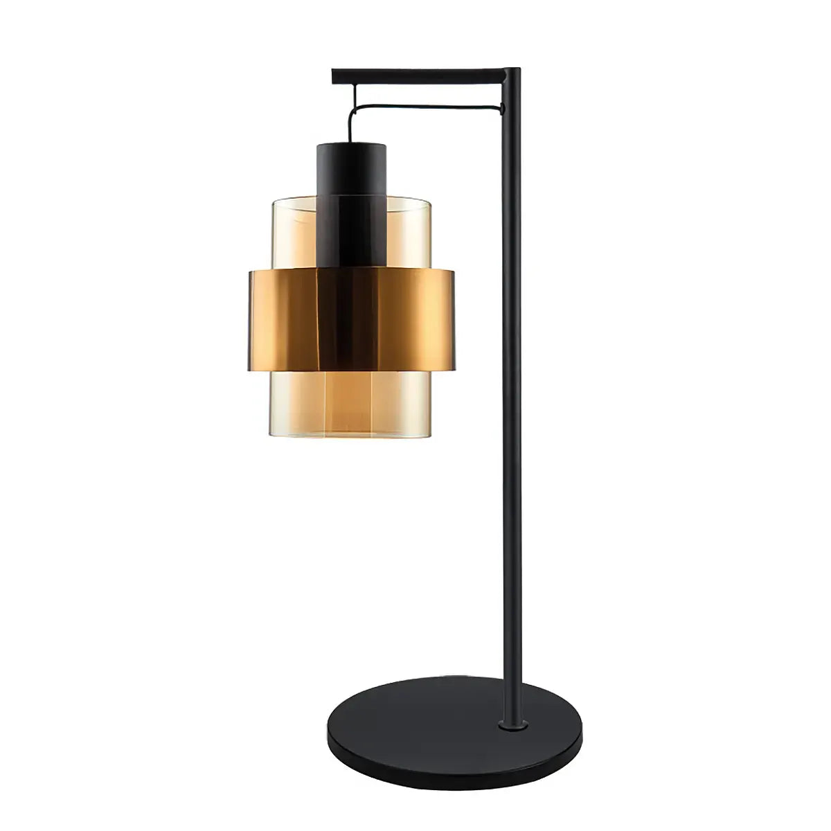 Freelight tafellamp Chiasso - 1 lichts - 22 x 60  cm - zwart goud