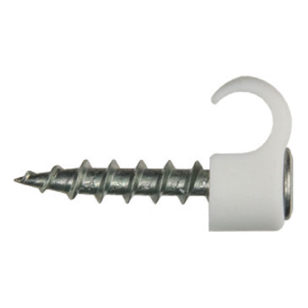 SKRUEKLAMMER SCHNEIDER ELECTRIC HVIT 7-10MM 100STK