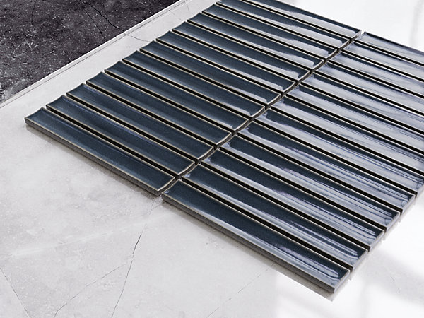 Mosaïque sur résille pour salle de bain et cuisine en céramique 29.6 cm x 30.0 cm - Jeans