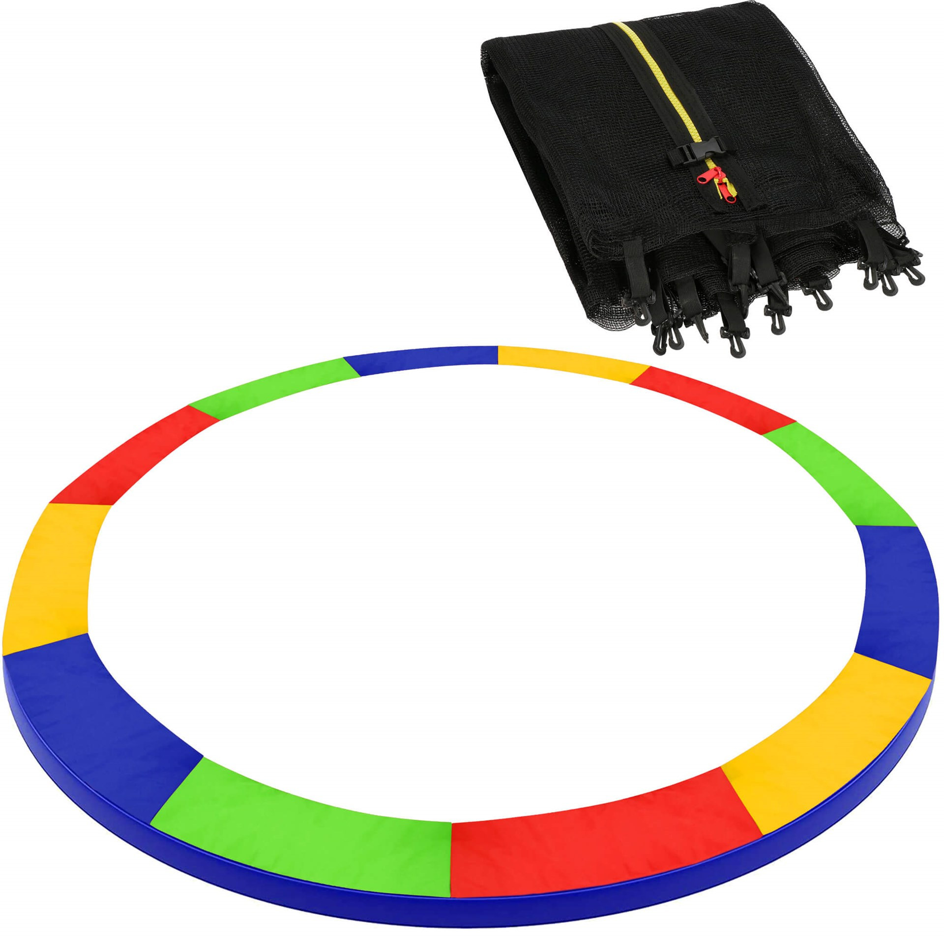 Siatka do trampoliny wewnętrzna z osłoną na sprężyny 426 cm 14 FT 8 słupków