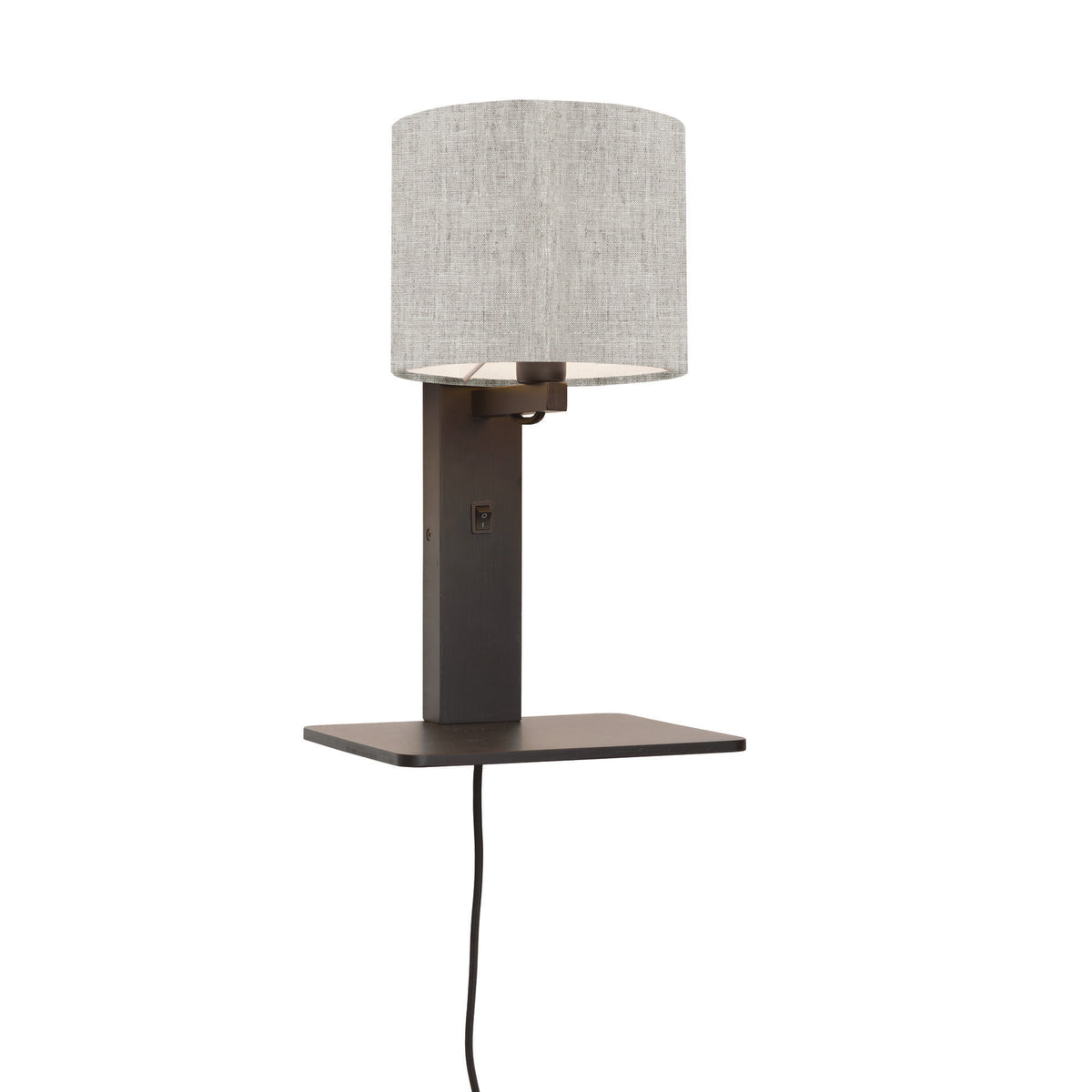 GOOD&MOJO wandlamp Andes - zwart - 19x24x36cm