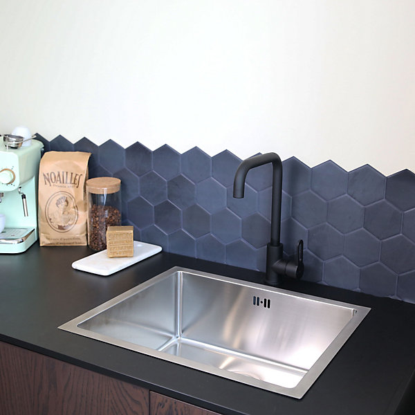 Mitigeur de cuisine noir Essebagno Baltic