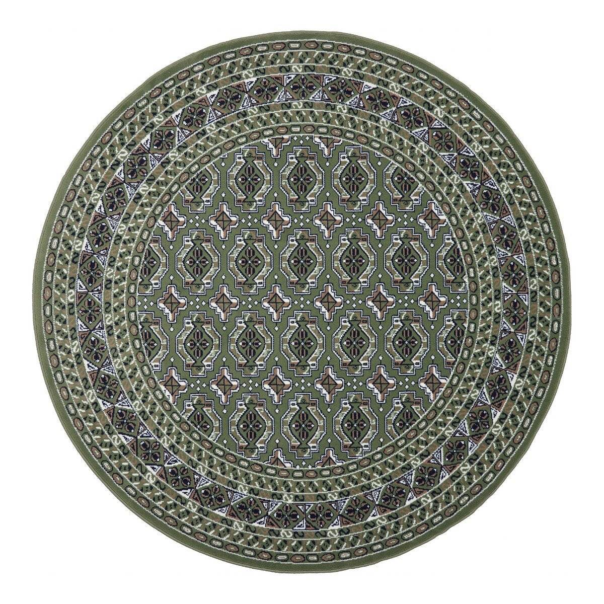 Interieur05 vloerkleed Marad - groen - Ø160cm