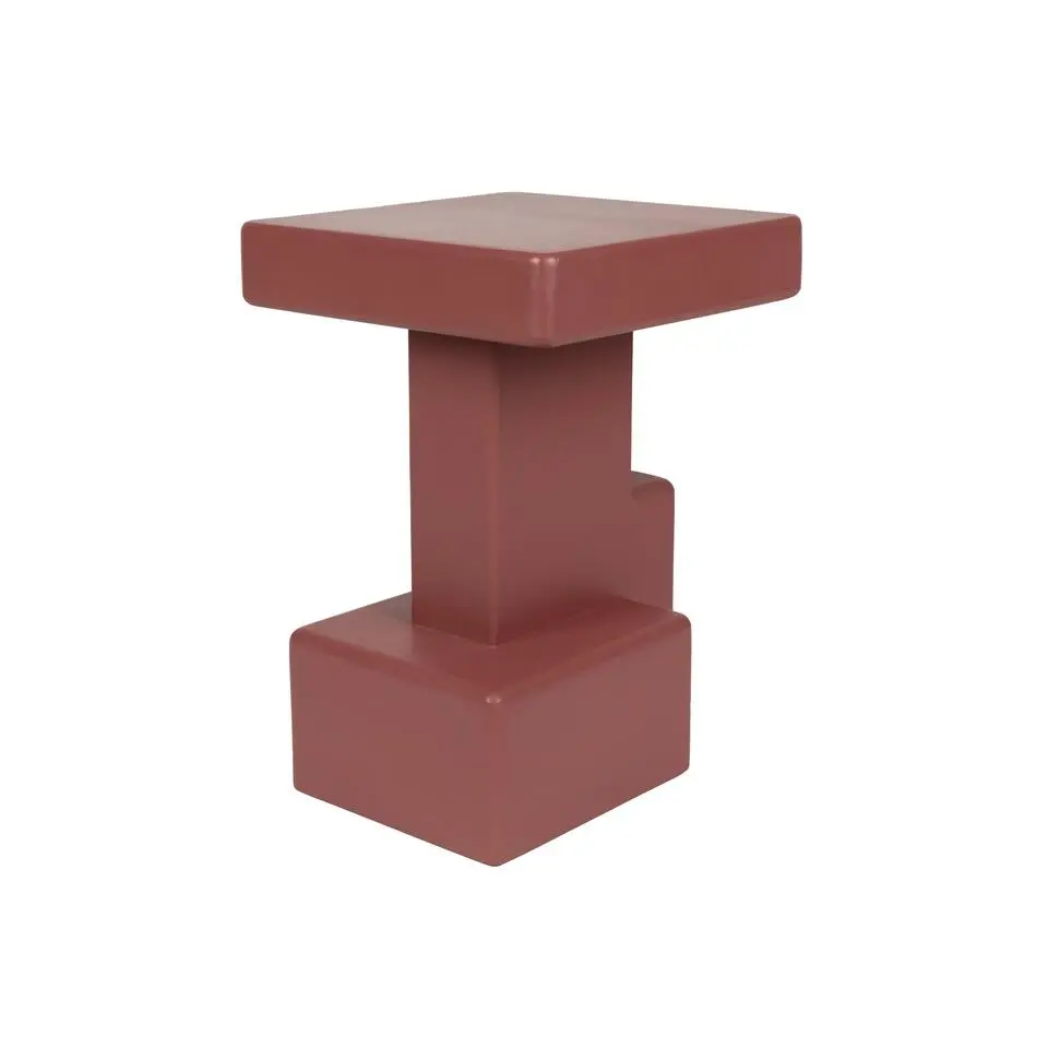 Housecraft Blast Bijzettafel Vierkant Marsala Rood