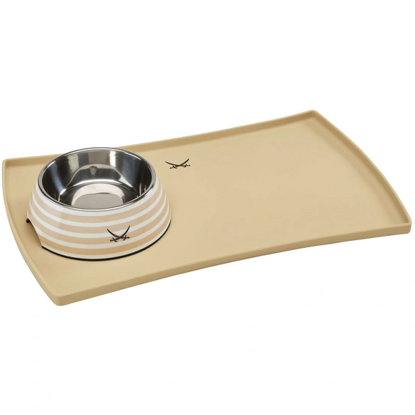 Unterlage »Sansibar Rantum«, für Hunde, Silikon, beige
