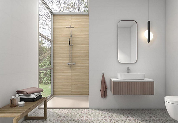 Faïence effet bois ORDESA ROBLE 33,3x100 cm - 33,3x100 cm - Ordesa Roble - Finition Mate