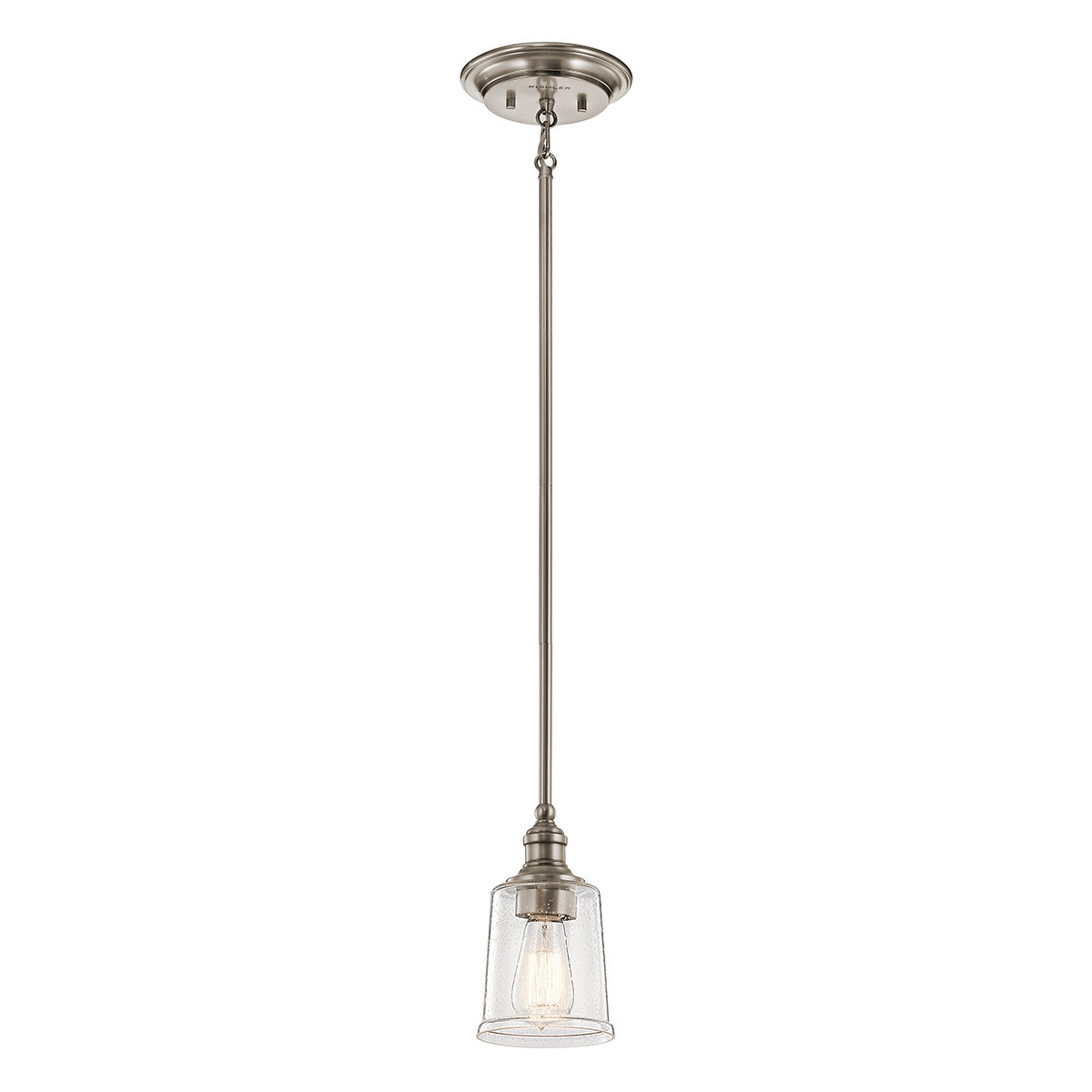 Lampa wisząca klasyczny pewter Waverly 1xE27x60W Kichler