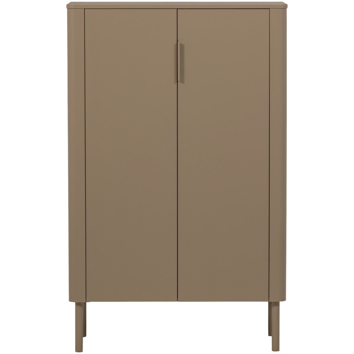 WOOOD kast 2-deurs Gunnar - Grenen - Mud - 135x85x39