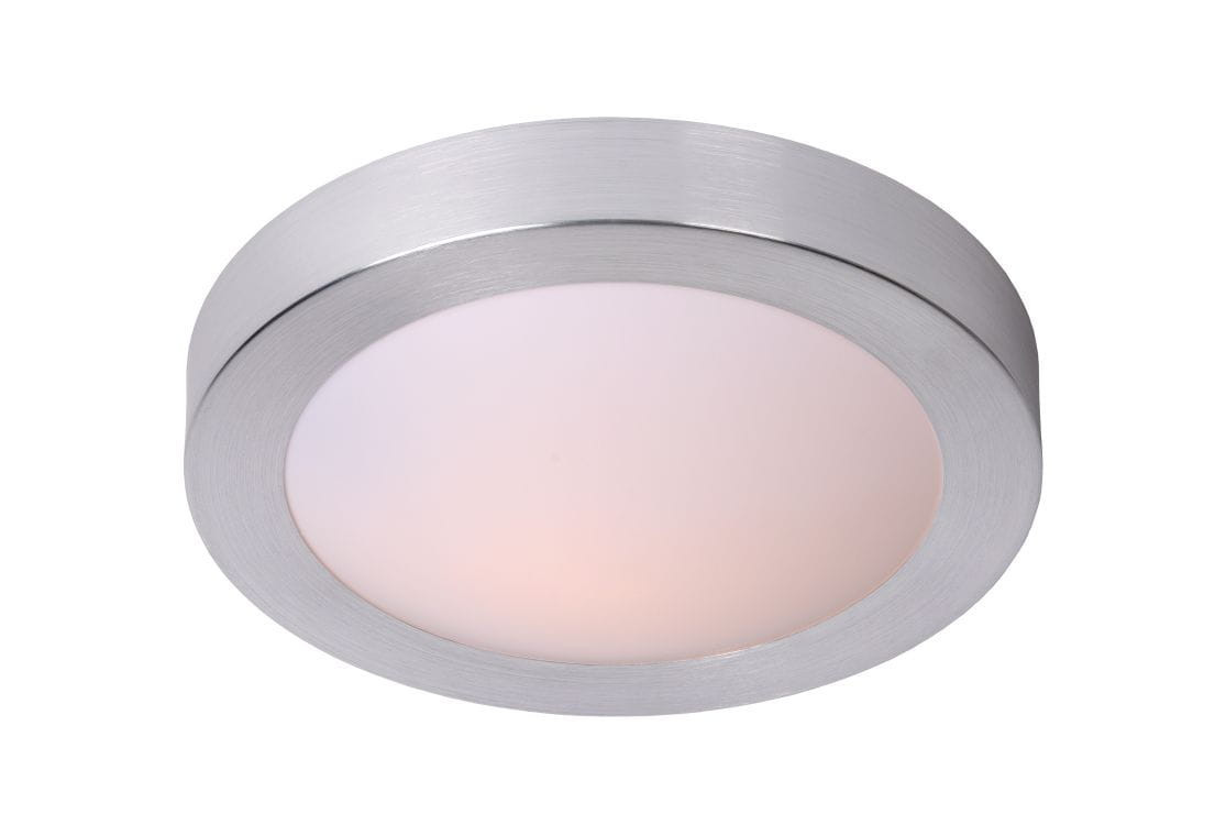 Plafonsrebrno-biały okrągły 27cm FRESH 1xE27x20W IP20 Lucide