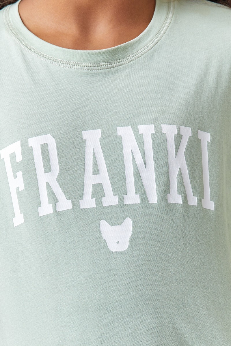 Hello Franki Short Sleeve Logo Tee for girls