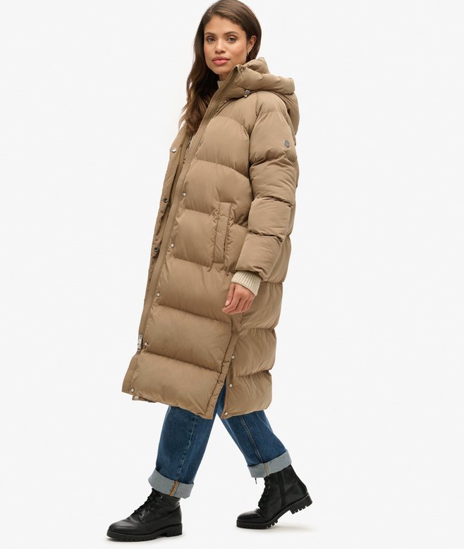 Longline Hooded Puffer Coat