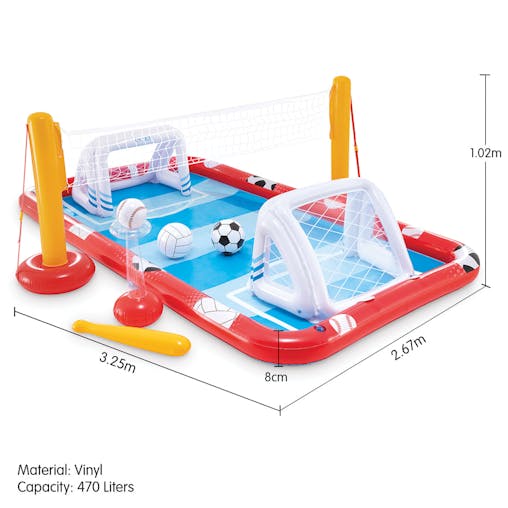 NNEDPE Intex 57147NP Action Sports Play Centre Soccer Volleyball Baseball