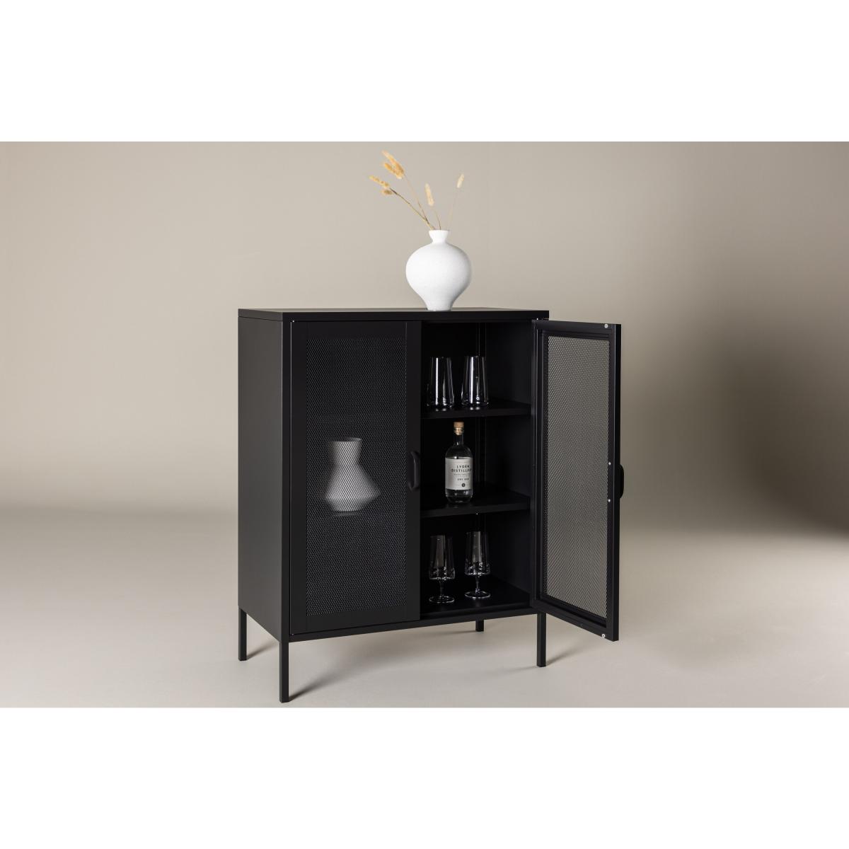 Svea - Zivo dressoir - 80 cm - zwart