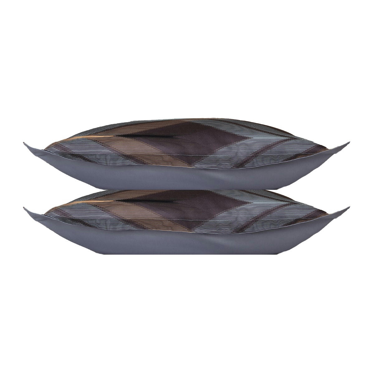 LA MER - Lot de 2 Taies d'oreiller 50x70 cm satin de coton