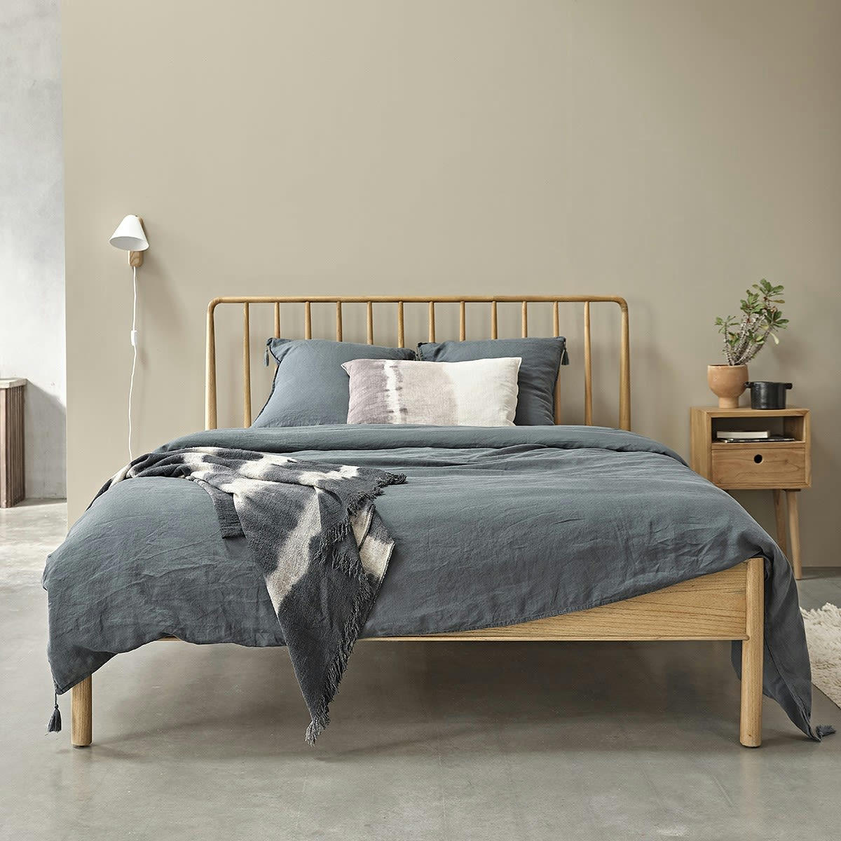 OSLO - Lit en mindi massif 160 cm