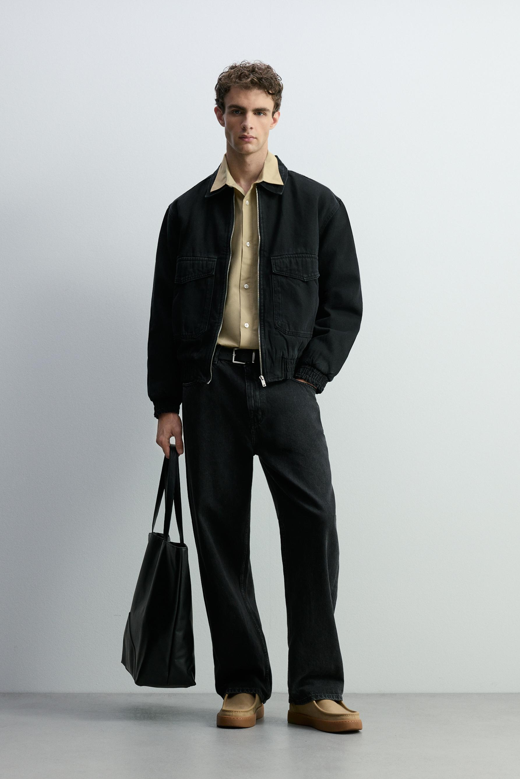 Cazadora denim boxy