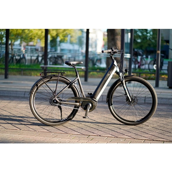 E-Bike City »Genießer 4.0«, 28 Zoll, Mittelmotor 36 V, 7-Gang, schwarz/silber