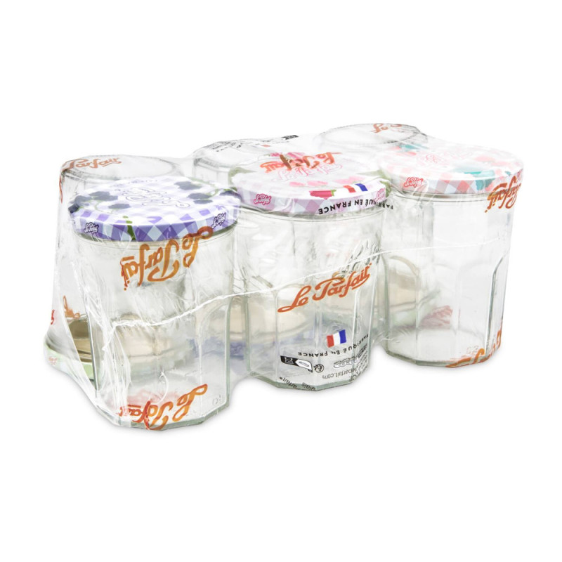 Bocal à confiture 0,385 L Ø 82 mm 6 pièces LE PARFAIT