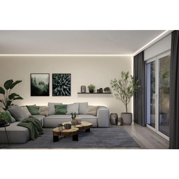 LED-Stripe »MaxLED«, 22 W, 2700 K, warmweiß, IP20, silberfarben