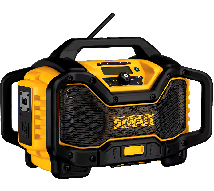 DEWALT DCR025 20V MAX 20V/40V Flexvolt Bluetooth Jobsite Radio with Built-In Battery Charger
