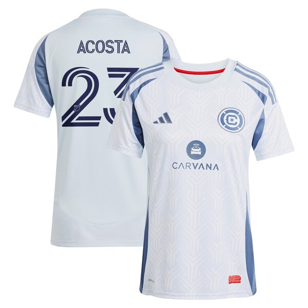 Kellyn Acosta Chicago Fire adidas Women's 2025 The Municipal Kit Replica Player Jersey - Light Blue