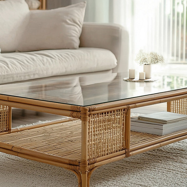 Dessus de table en verre trempé Wallfluent 120x60 cm Transparent