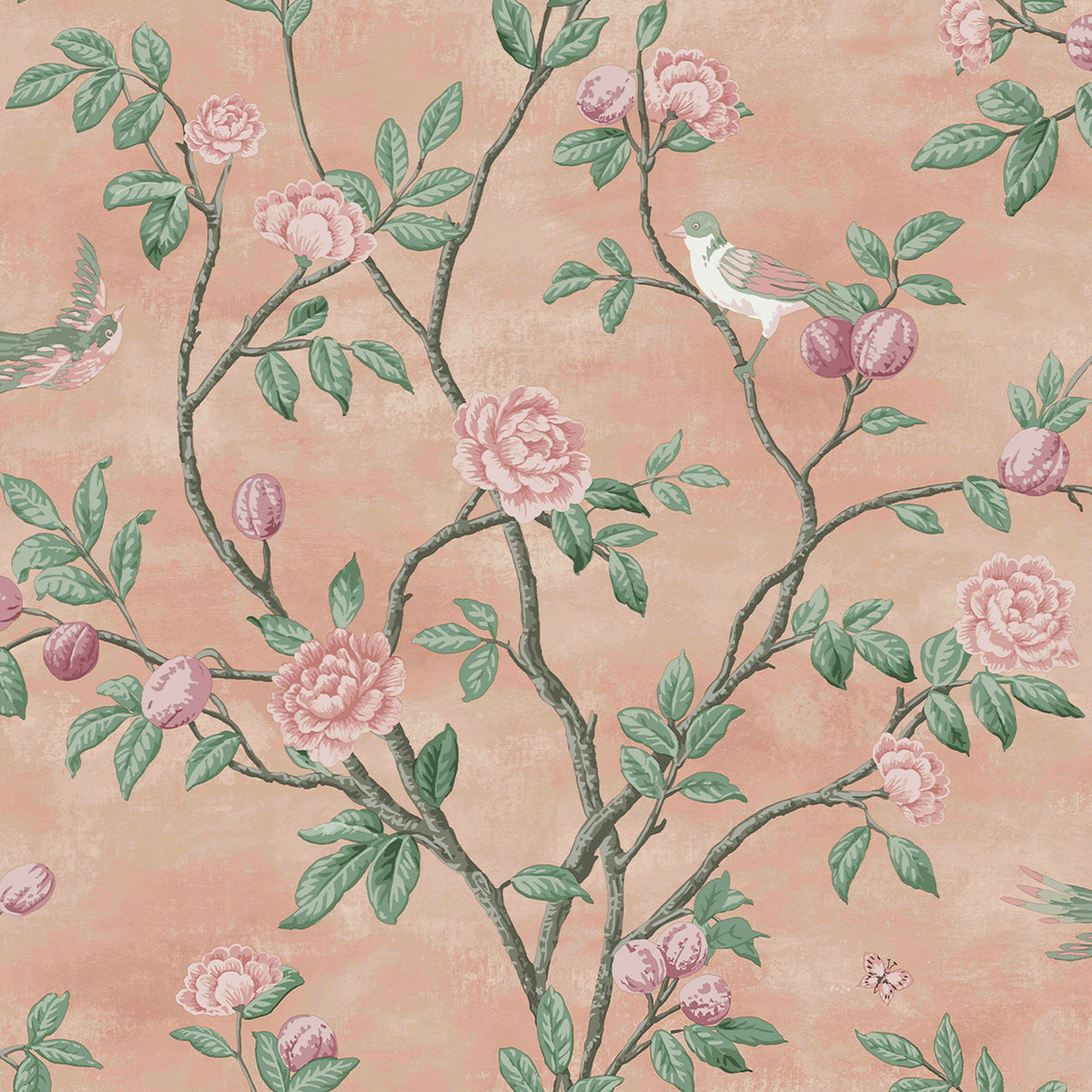 Laura Ashley Vliesbehang - Eglantine Blush - 10mx52cm
